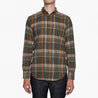 【Naked and Famous】Easy Shirt - Heavy Vintage Flannel - Blue/Rust／重磅 日本雜色撚紗 復古法蘭絨襯衫
