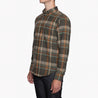 【Naked and Famous】Easy Shirt - Heavy Vintage Flannel - Blue/Rust／重磅 日本雜色撚紗 復古法蘭絨襯衫