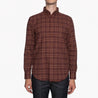 【Naked and Famous】Easy Shirt - Heavy Vintage Flannel - Red 