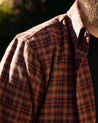 【Naked and Famous】Easy Shirt - Heavy Vintage Flannel - Red 
