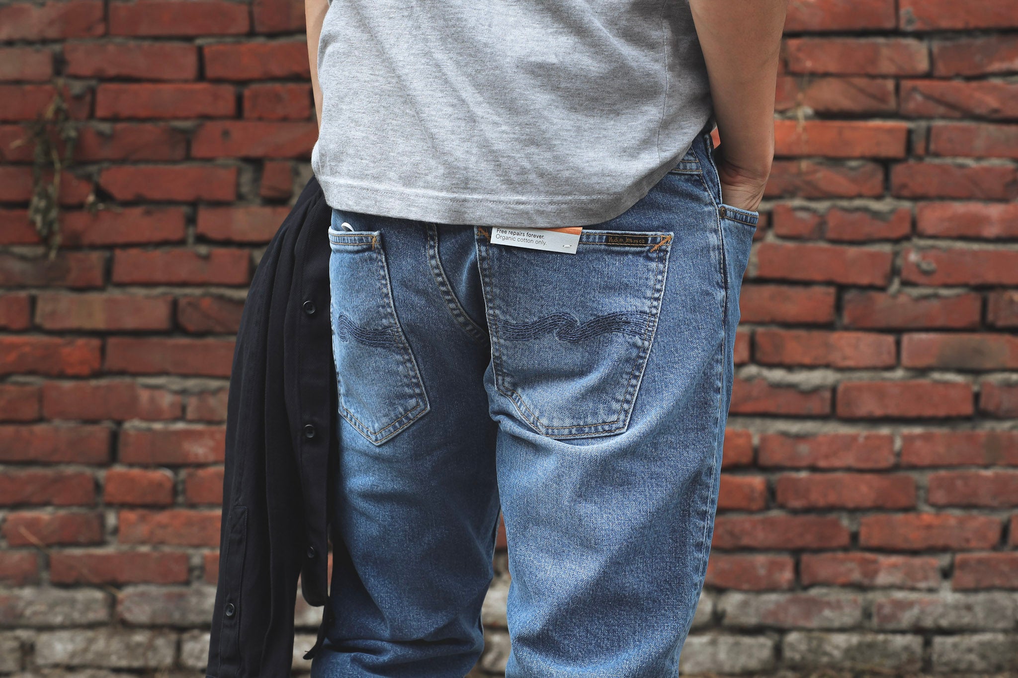 Ubetydelig fragment diskret Nudie Jeans】Grim Tim Broken Faded – Blue Beach Denim