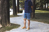 【Nudie Jeans】Josh Shorts Friendly Blue 13.25oz／有機棉 水洗牛仔短褲