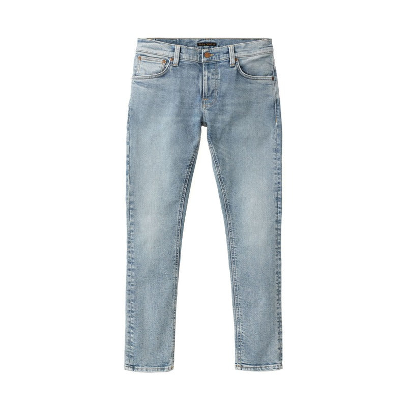 Nudie Jeans】Tight Terry Light Sky – Blue Beach Denim
