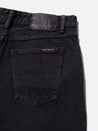 【Nudie Jeans】Maud Shorts Black Stone / 女版 黑復古刷色 有機棉 高腰長版短褲