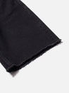 【Nudie Jeans】Maud Shorts Black Stone / 女版 黑復古刷色 有機棉 高腰長版短褲