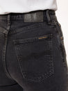 【Nudie Jeans】Rowdy Ruth Almost Black / 女版高腰微喇叭褲