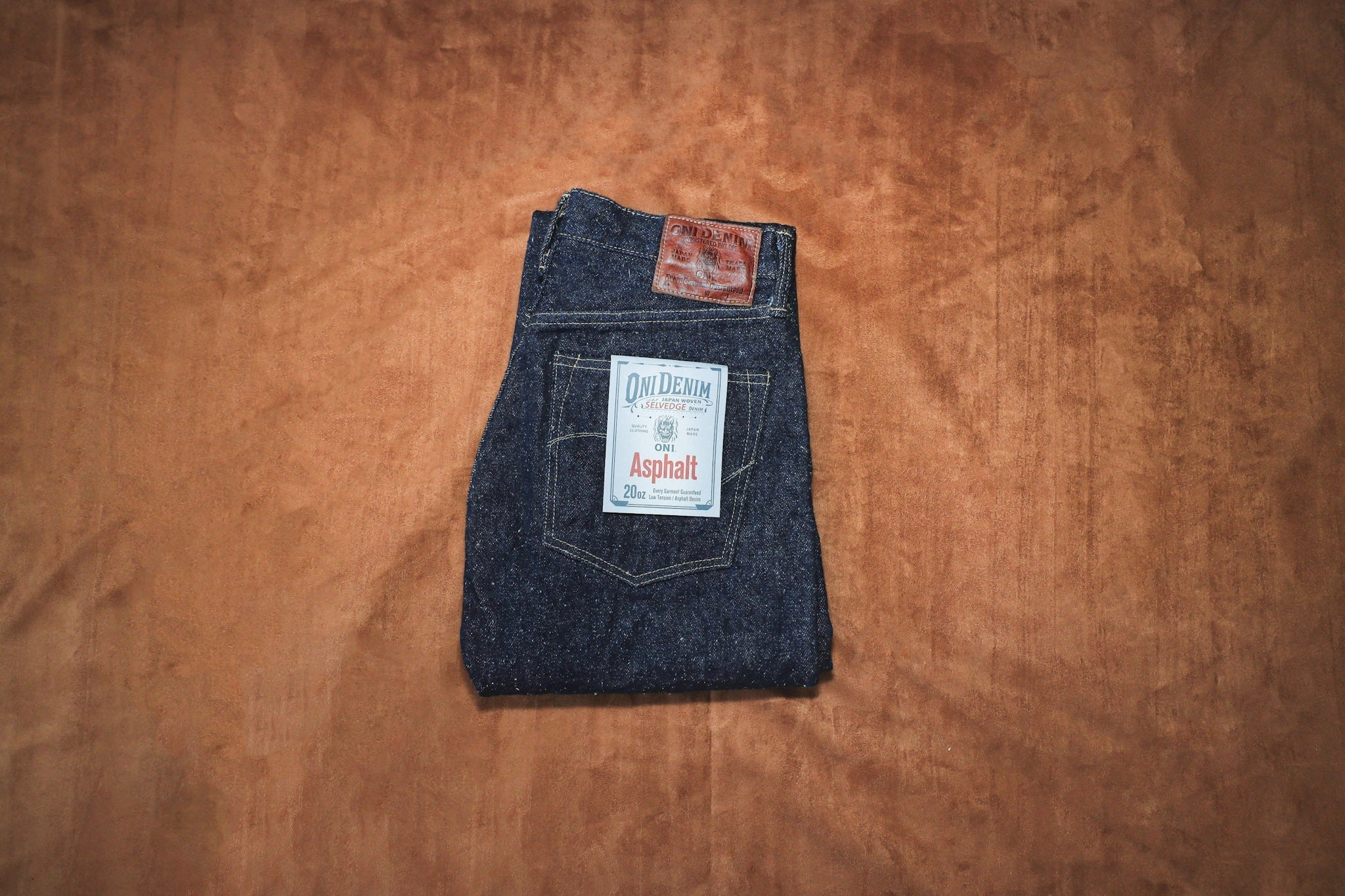 ONI DENIM】ONI-288 Asphalt Denim 20oz Regular Straight Jeans