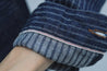 【ONI DENIM】03501 HJS Drop Needle Stitching Jacquard Striped Denim Coverall Jacket 