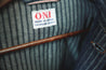 【ONI DENIM】03501 HJS Drop Needle Stitching Jacquard Striped Denim Coverall Jacket 
