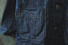 【ONI DENIM】ONI-JACKET 03101-HJS Coverall Drop-Needle Stitching Jacquard Striped Denim
