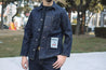 【ONI DENIM】ONI-JACKET 03502-Asphalt overall 20oz Asphalt Denim