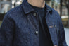 【ONI DENIM】ONI-JACKET 03502-Asphalt overall 20oz Asphalt Denim