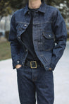 【ONI DENIM】ONI 01507-NI Type Ⅰ Jacket 16.5oz Natural Indigo Rope Dyed Denim 