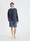 【Universal Works】Yokohama Jacket In Navy Cactus Weave／海軍藍 仙人掌刺子 橫濱罩衫