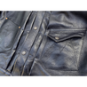 【MISTER FREEDOM】Ranch Blouse Jacket - Natrual &amp; Black Leather 