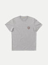 【Nudie Jeans】Roy Logo Tee Greymelange／有機公平貿易棉 logo T