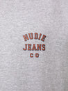【Nudie Jeans】Roy Logo Tee Greymelange