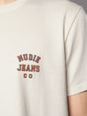 【Nudie Jeans】Roy Logo Tee Offwhite
