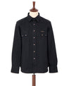 【Indigofera】 Ryman Denim Shirt, Black  / 7.5oz / 日本布經典牛仔襯衫