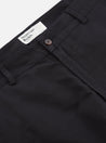 【Universal Works】低腰修身直筒 斜紋工作褲／Black Twill Aston Pant
