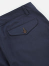 【Universal Works】低腰修身直筒 斜紋工作褲／Navy Twill Aston Pant