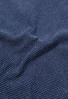 【Universal Works】Road Shirt In Navy Cactus Weave／仙人掌不規則刺子 50s開領短袖襯衫