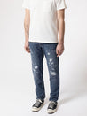 【Nudie Jeans】Steady Eddie II Stitched Blue 