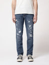 【Nudie Jeans】Steady Eddie II Stitched Blue 