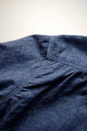 【The Rite Stuff】Bantam Cotton-Linen Short-Sleeve Work Shirt (Indigo) 