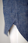 【The Rite Stuff】Bantam Cotton-Linen Short-Sleeve Work Shirt (Indigo) 
