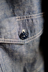 【The Rite Stuff】Bantam Cotton-Linen Short-Sleeve Work Shirt (Indigo) 
