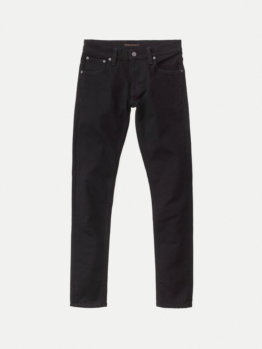 Nudie Jeans】Tight Terry Everblack – Blue Beach Denim
