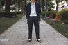 【Universal Works】雙色撚紗 低腰修身直筒斜紋褲 炭灰雙色／Marl Twill Aston Pant