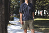 【Universal Works】Camp Shirt In Indigo Yokohama Cotton-Linen