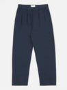 【Universal Works】Double Pleat Pant In Navy Twill