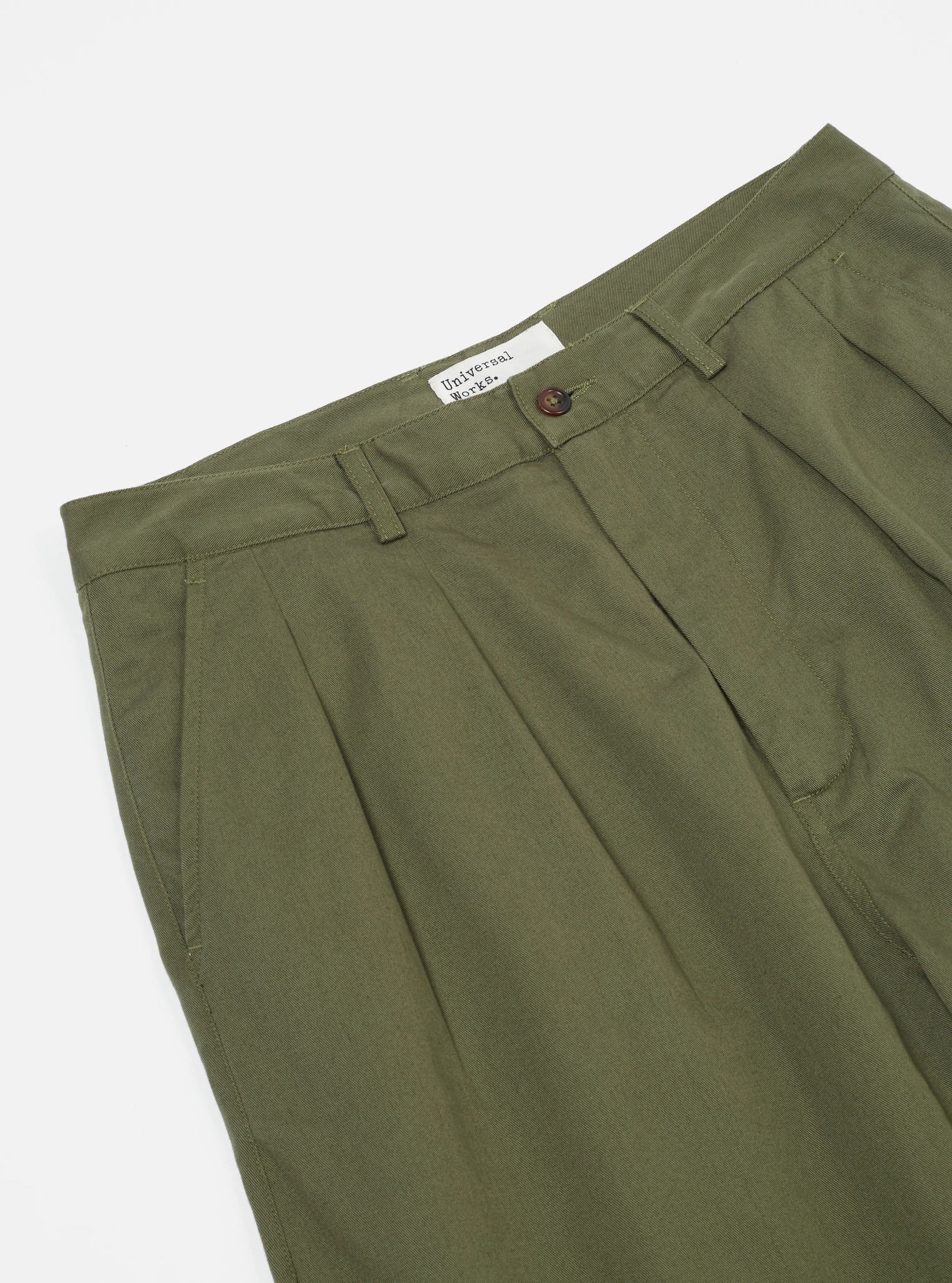 Universal works online double pleat pant