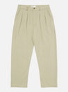 【Universal Works】Double Pleat Pant In Stone Twill