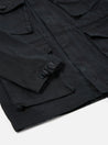 【Universal Works】Peacenik Jacket In Black Heavy Ripstop／一洗抗撕裂軍布 NATO戰術夾克