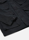 【Universal Works】 Peacenik Jacket In Black Heavy Ripstop