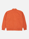 【Universal Works】Vince Cardigan In Orange Eco Wool