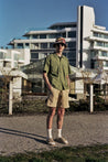 【Universal Works】UTILITY SS SHIRT-OLIVE / 度假短襯衫 綠色