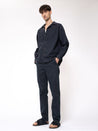 【Nudie Jeans】Vincent Vacay Shirt Navy