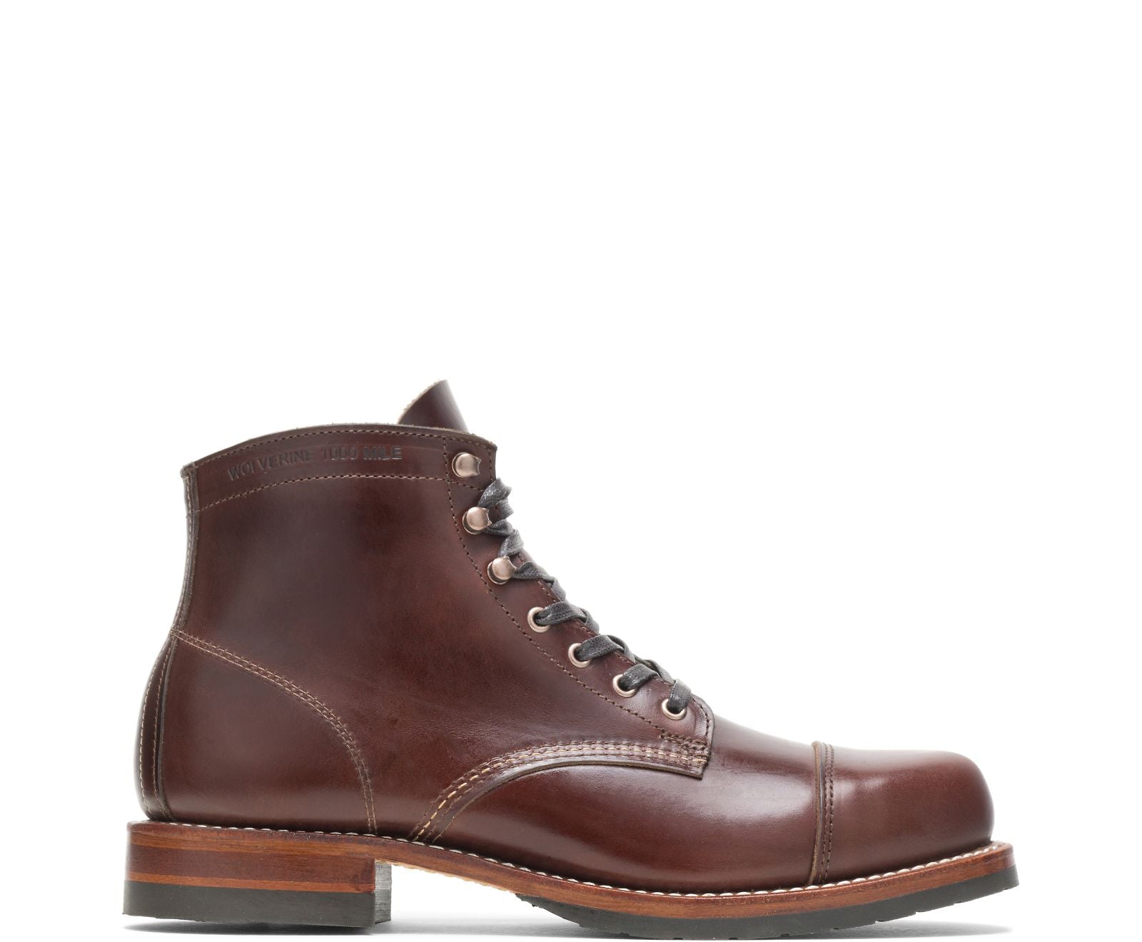 Wolverine Men's 1000 Mile Cap-Toe Boot Brown, Size 10.5 Wolverine Men's 1000 Mile Cap-Toe Boot Brown, Size 10.5