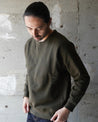 【Wonder Looper】Pullover Crewneck - Double Heavyweight French Terry - Khaki Green 雙層超重磅法式毛圈布圓領衛衣