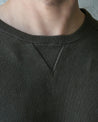 【Wonder Looper】Pullover Crewneck - Double Heavyweight French Terry - Khaki Green 雙層超重磅法式毛圈布圓領衛衣