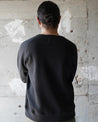 【Wonder Looper】Pullover Crewneck - 701gsm Double Heavyweight French Terry - Sumi Black