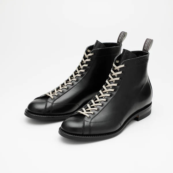 ベビーグッズも大集合 Bridge】Henry Brother Boxing Black Teacore Horsehide Boots 靴