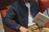 【BZEN】M.3049-MATTY INDIGO DOBBY WEAVE REGULAR FIT 2 POCKET BLAZER-E0 INDIGO 