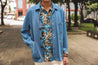 【Universal Works】Camp Shirt In Amalfi Organic Print