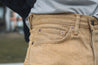【Indigofera】NASH - High Desert Denim／Sand Selvedge Slim Fit Tapered Pants／13.5oz